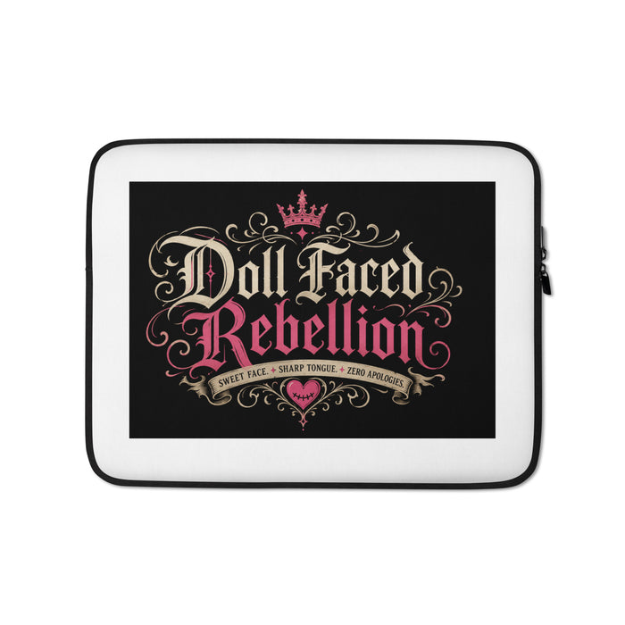 Doll Faced Rebellion Laptop Sleeve by Doll Faced Rebellion