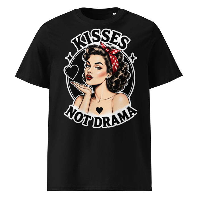 "Kisses Not Drama" T-Shirt by Doll Faced Rebellion