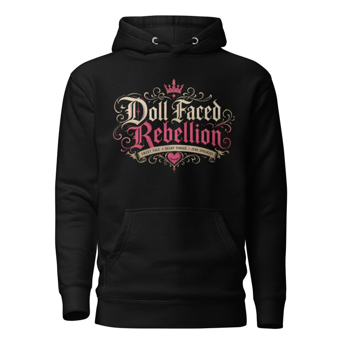 Doll Faced Rebellion Unisex Hoodie by Doll Faced Rebellion