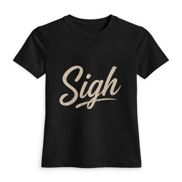 "Sigh" Fitted Tee by Doll Faced Rebellion