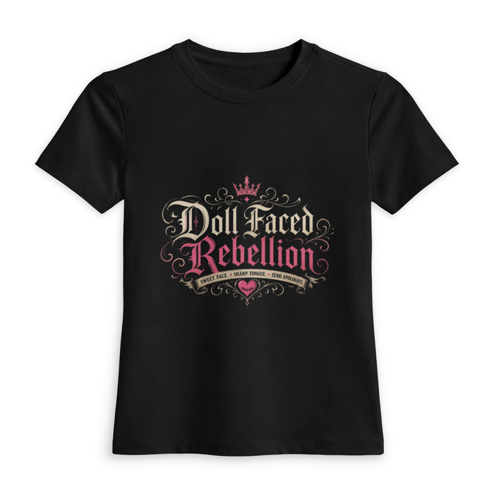 Doll Faced Rebellion Fitted Tee by Doll Faced Rebellion
